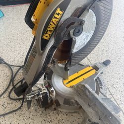 DeWalt DW715 corded miter saw.