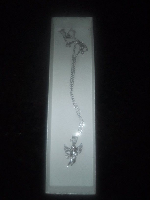 Real Silver Necklace With Charms