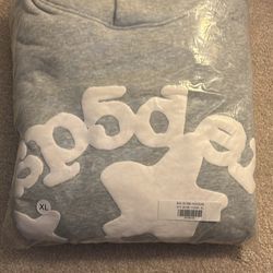 XL Beluga Grey SP5DER HOODIE