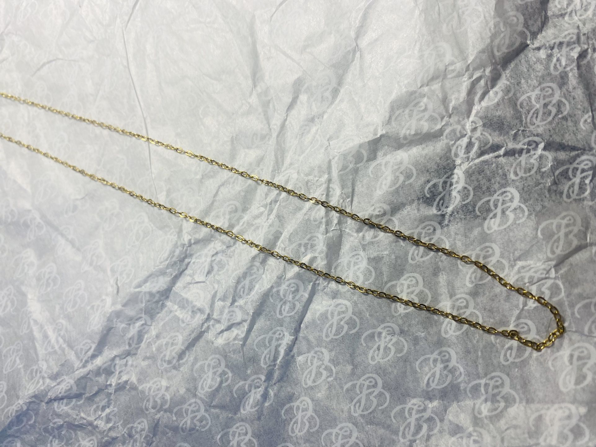Gold Chain 9.5” Jewelry Gold Chain