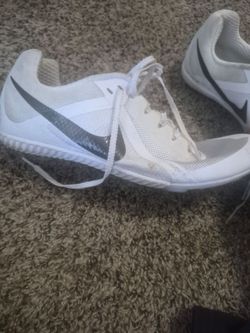 Gently used track shoes