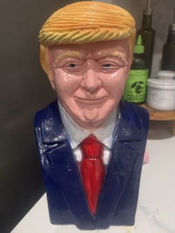 DONALD TRUMP PRESIDENT COIN PIGGY BANK ALCANCIA