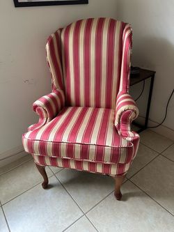 Two arm chairs and one bench