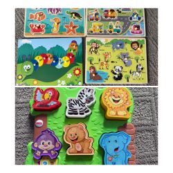 Peg Puzzles, Chunky Piece Puzzle 