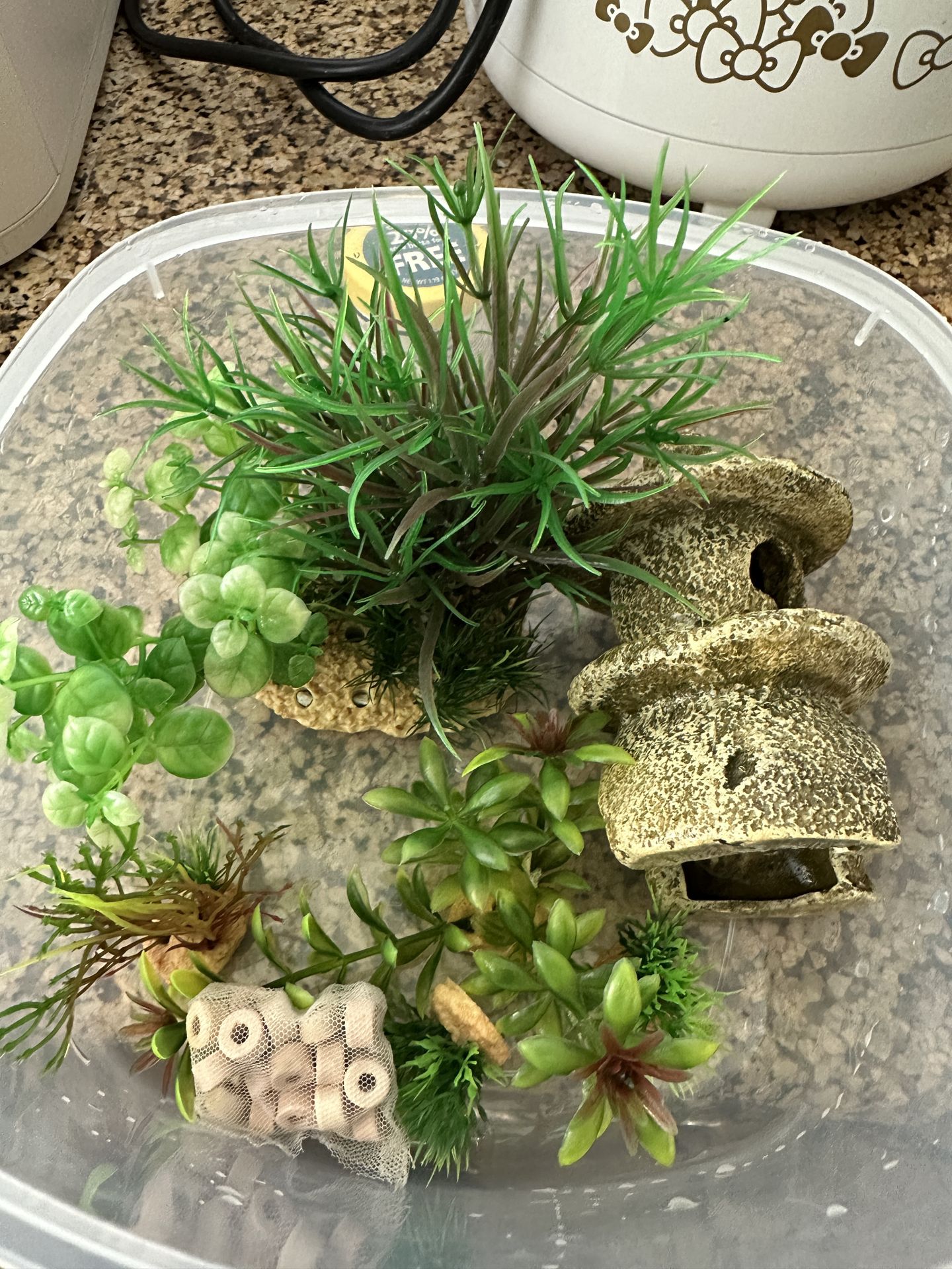 Fish tank 10 gallon + accessories