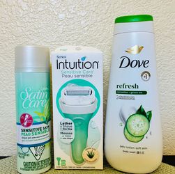 $15 bundle all new- shaving and dove body wash- Temecula