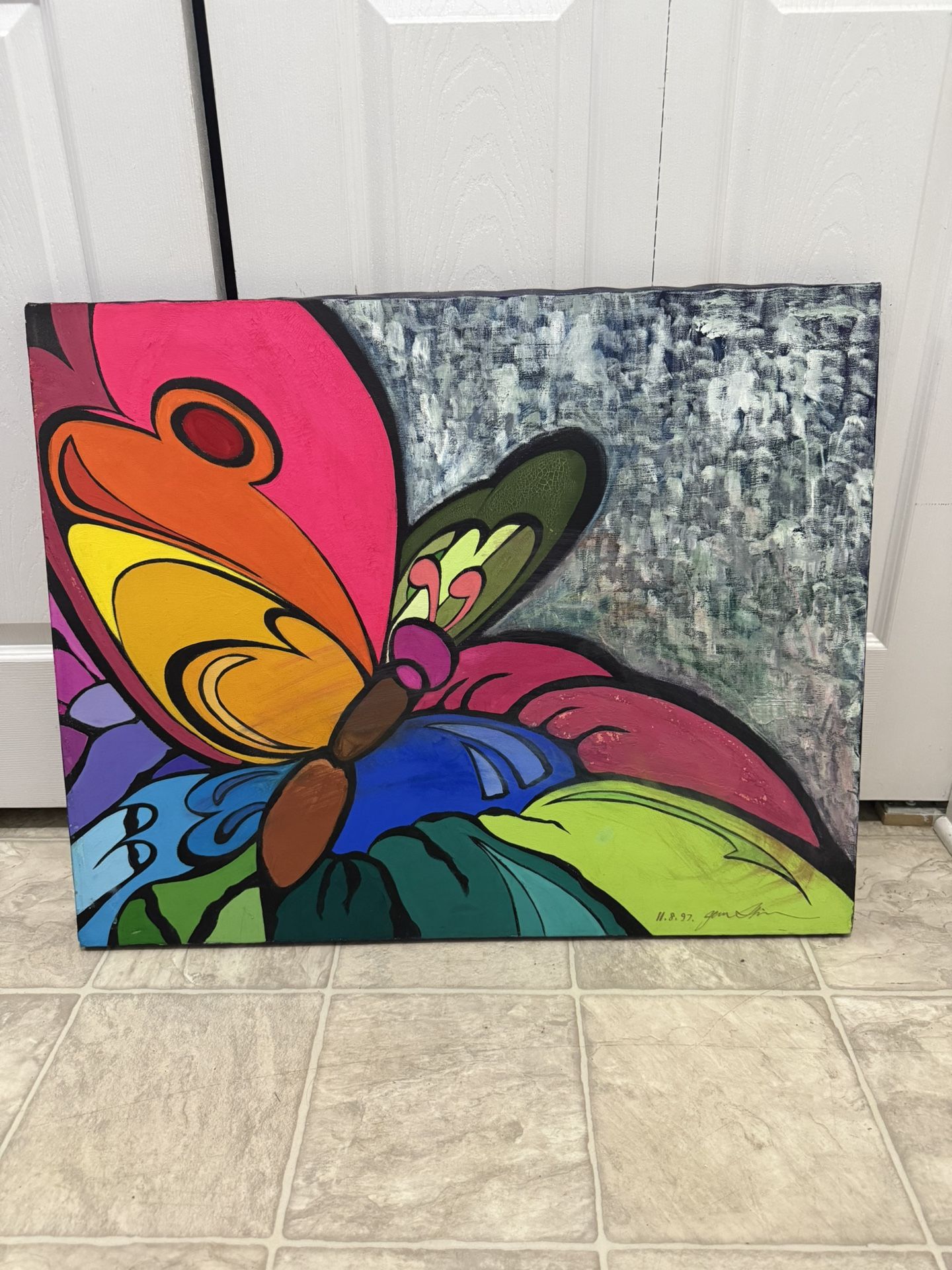 Beautiful 30 By 24 Inch Oil Paint Wall Art. (MUST SELL TODAY)