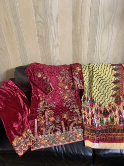 New e price shaista brand velvet dress xl party salwar kameez