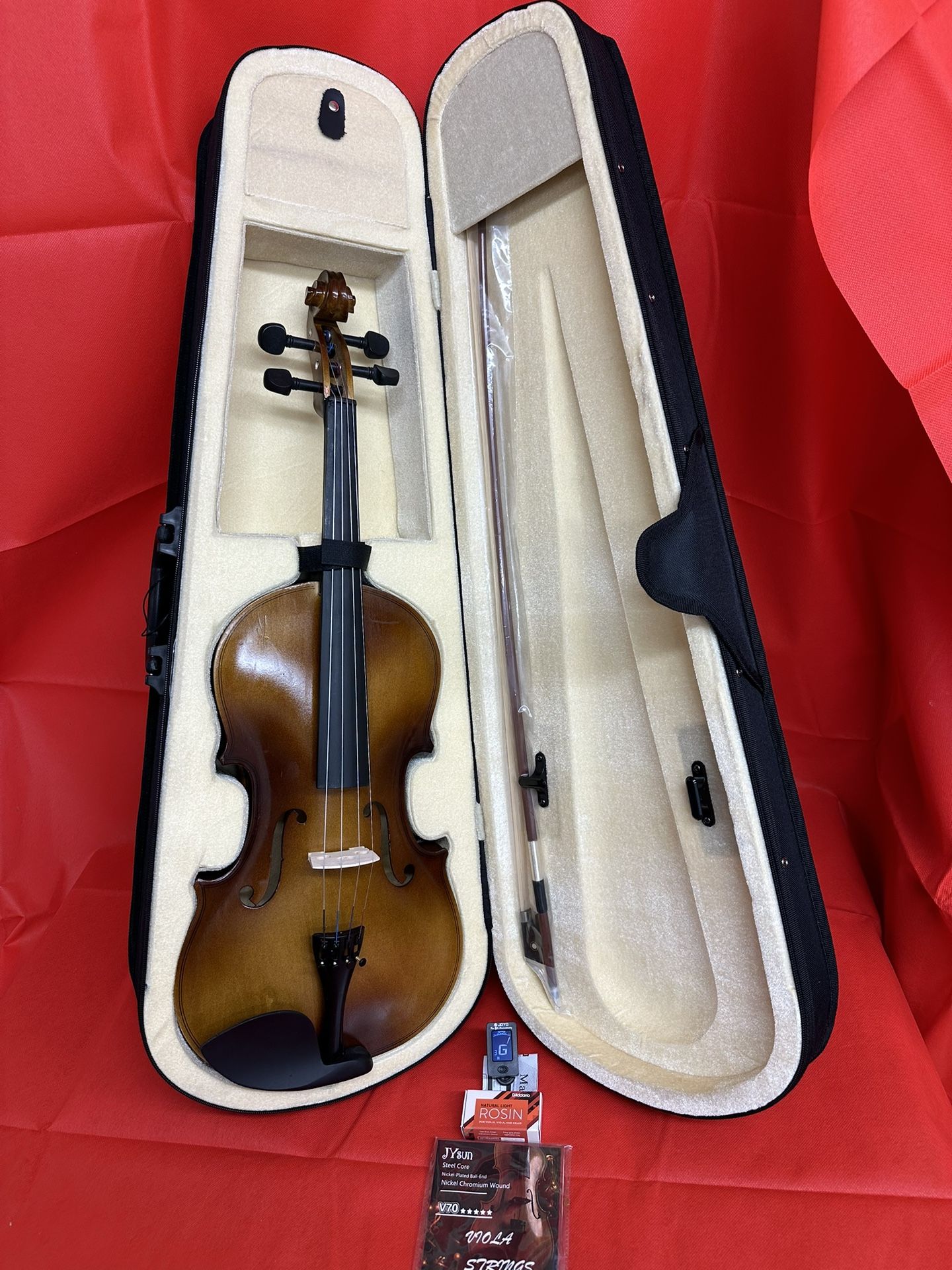 Beautiful 16 inch Viola with New Bow, Digital Tuner, Extra Strings, Rosin $180 Firm