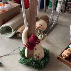 Xmas Lights Up Snowman’s 