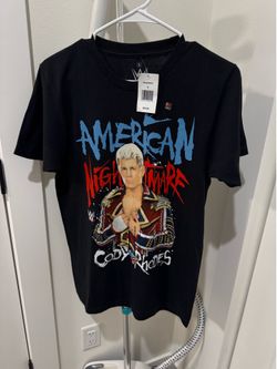 WWE Cody Rhodes American Nightmare T-Shirt Size S – New With Tags