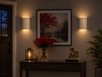 Battery Operated Wall Sconce Set of 2 with Remote Control, 2 Pack