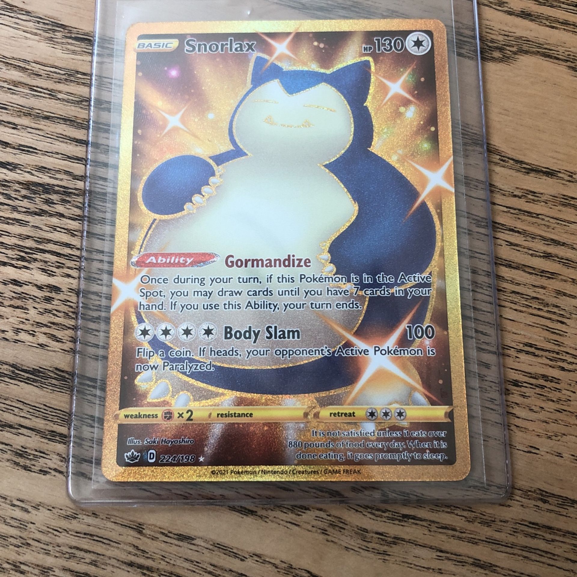 Snorlax (224/198), Busca de Cards