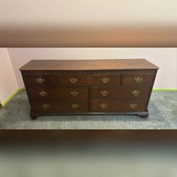Baker Chippendale Mahogany 7 Drawer Dresser - Good - Houlton, WI