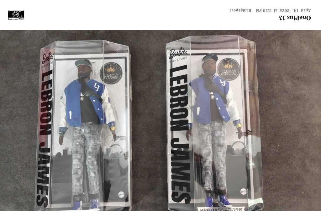 Barbie Signature LeBron James Kenbassadors Doll Collectible w Varsity Jacket