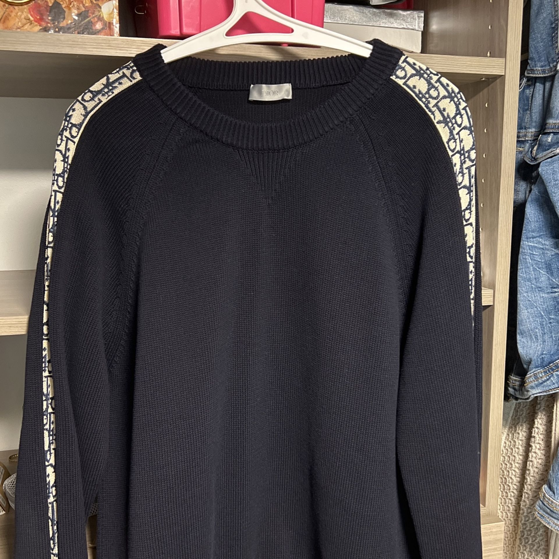 SWEATER WITH DIOR OBLIQUE INSERTS