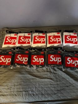 Supreme x Hanes Crew Socks Bundle