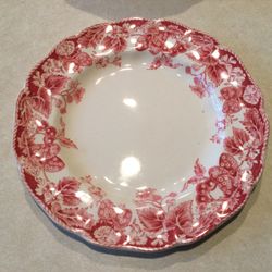 STRAWBERRY FAIR PINK BY JOHNSON BROTHERS - BREAD AND BUTTER PLATES