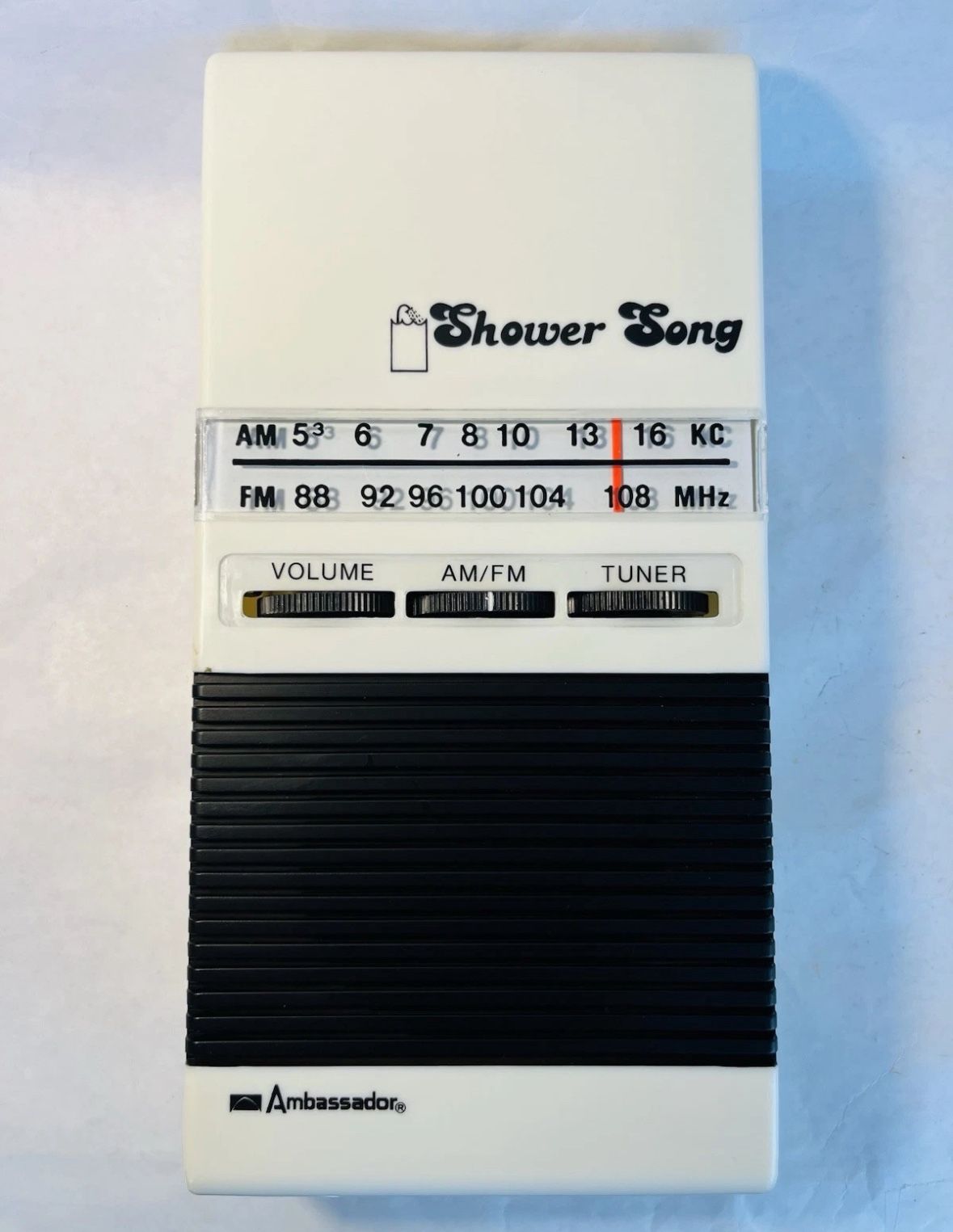 Ambassador Shower Song Shower AM/FM Water Resistant Radio Parts Only