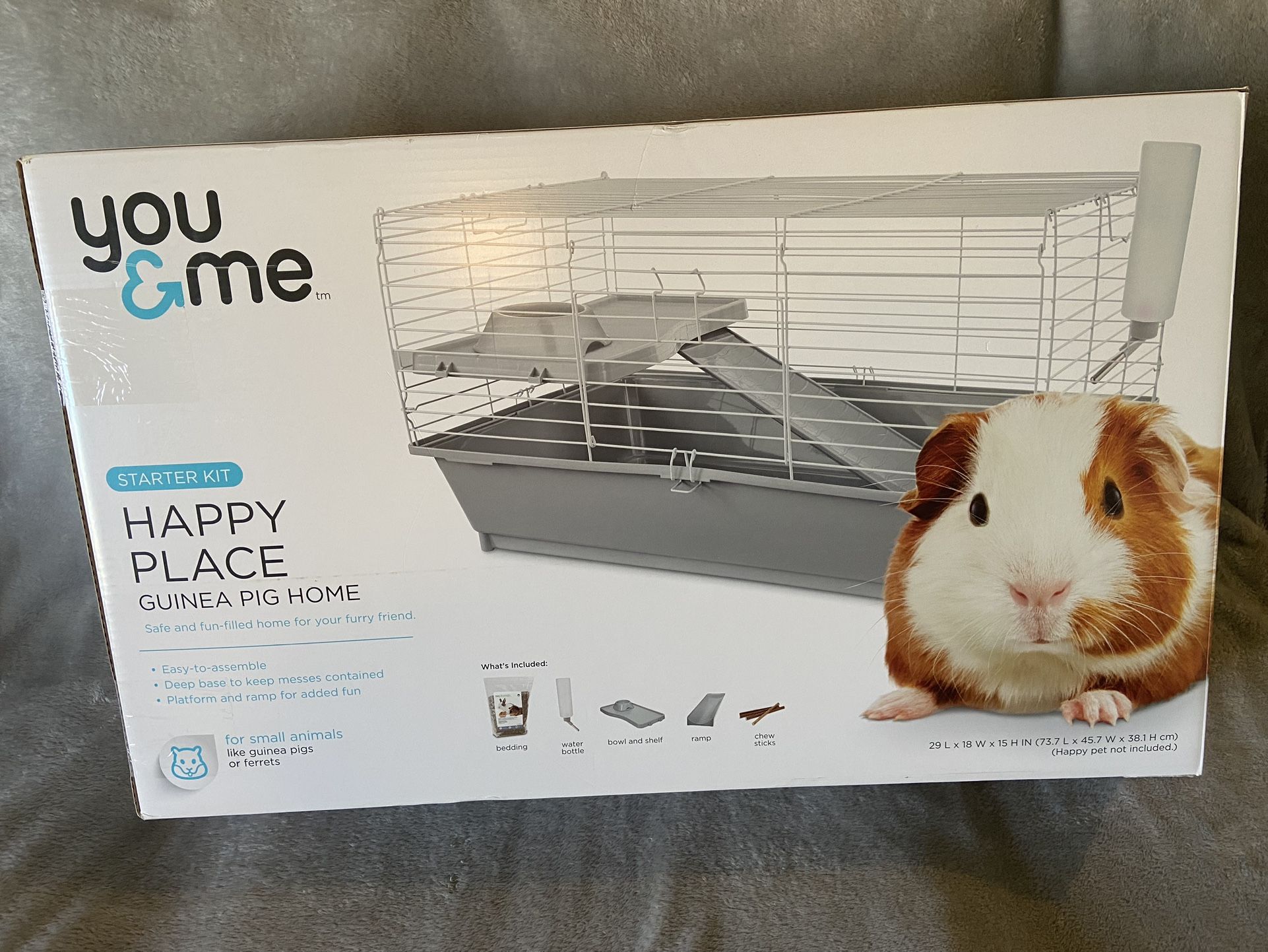 You & Me Happy Place Guinea Pig Home