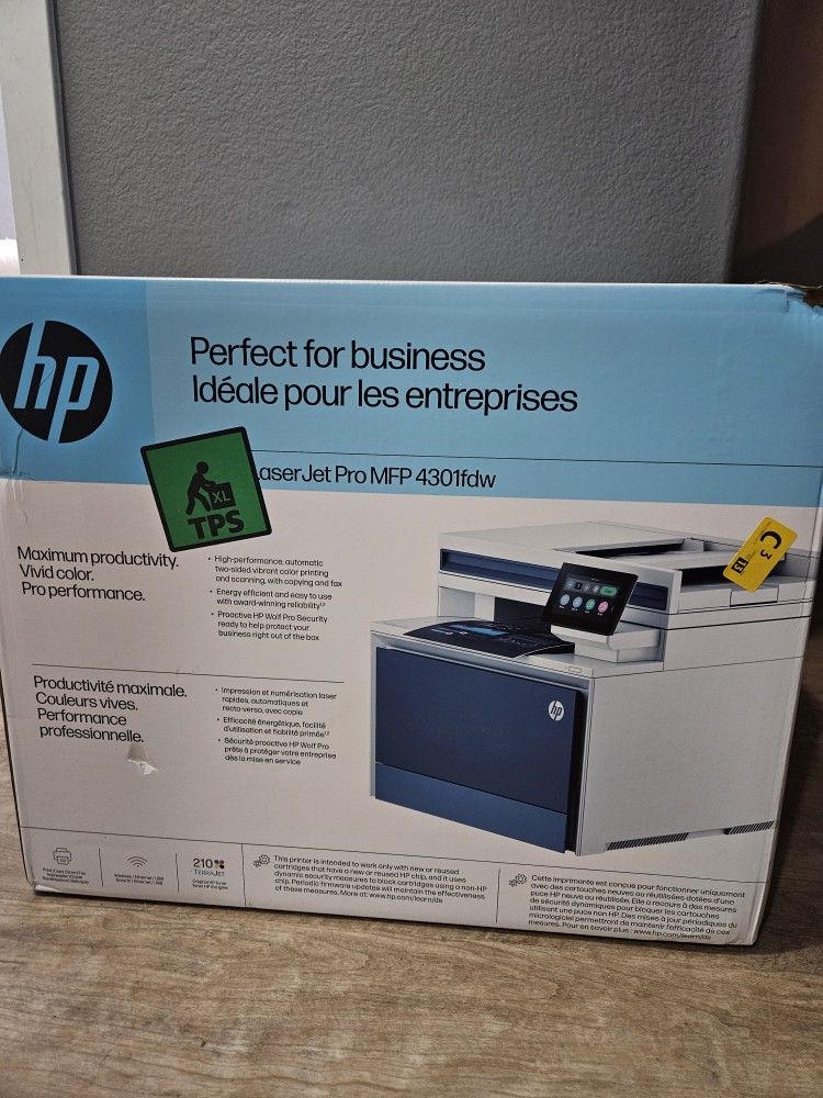 Brand New HP Color LaserJet Pro MFP 4301fdw – Sealed in Box