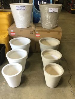 Concrete Planters 4pc