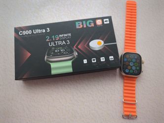 New C900 Ultra 3 Smart Watch with Box