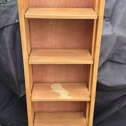 Wooden shelf unit