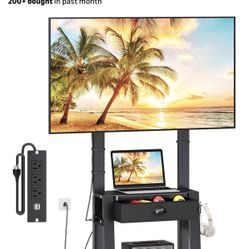 Rolling 23 - 75 Inch TV Stand 