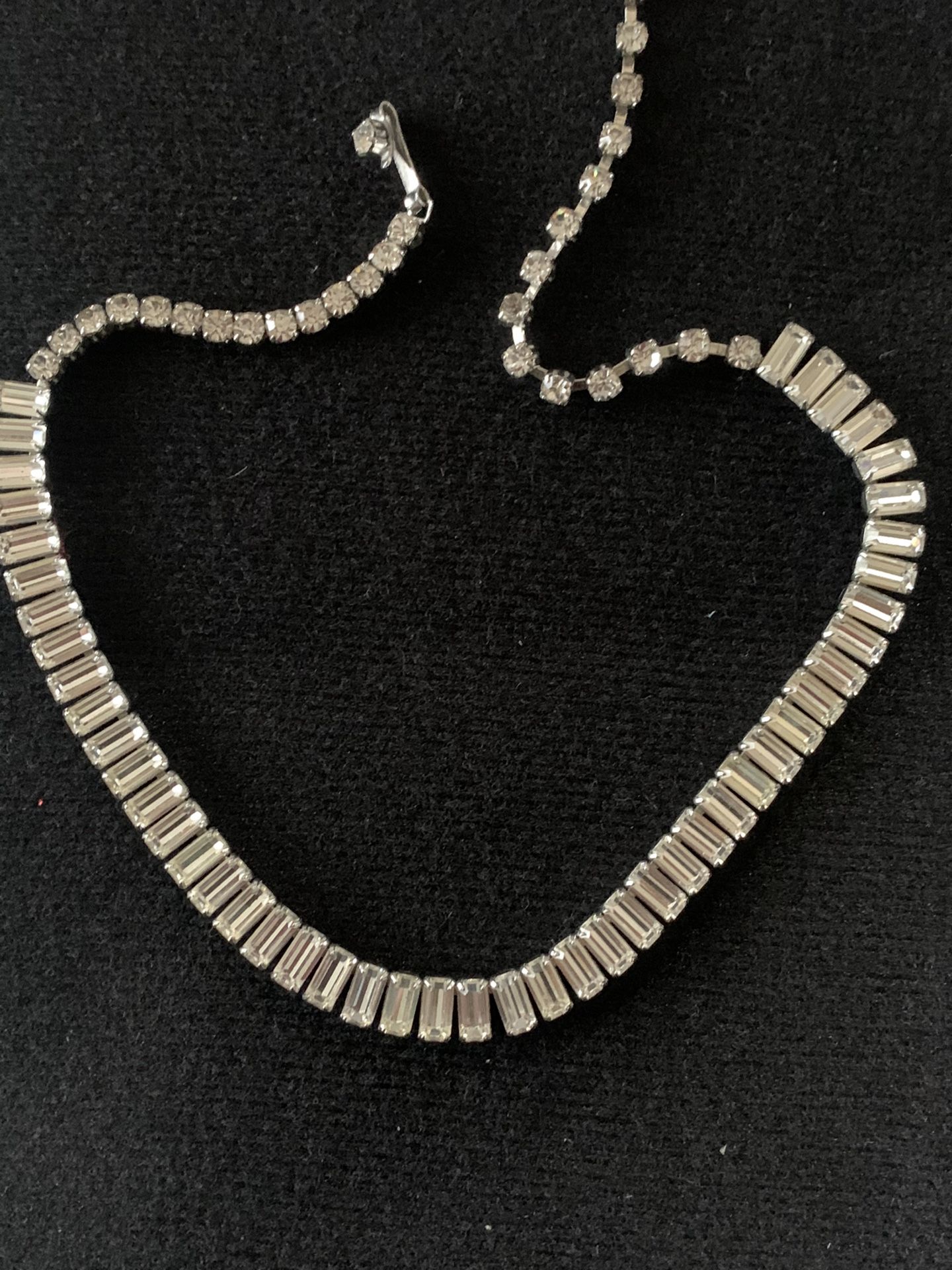 Vintage Crystal Rhinestone Choker