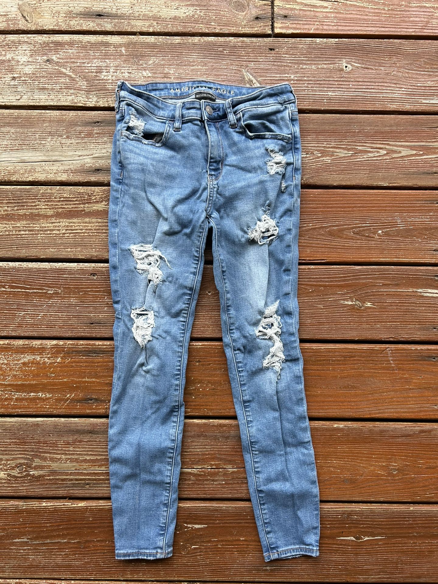 Dark Wash AE Skinny Jeans