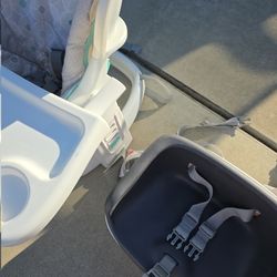 High chair and booster