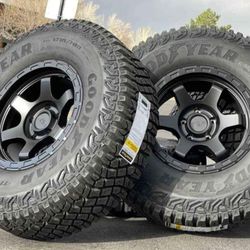 Set Of 5 17" Jeep Wrangler Gladiator Wheels And Tires 