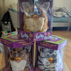 Set Of 3 New Furbys