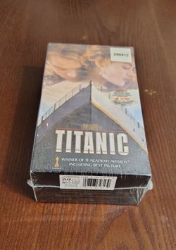 SEALED New Paramount Titanic VHS Box Set 2-Tape THX NTSC 1997 PG-13 Sprinty