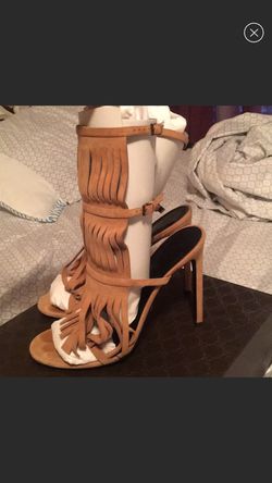 Gucci fringe heels