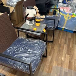 SUNSITT 3 Piece Outdoor Bistro Set
