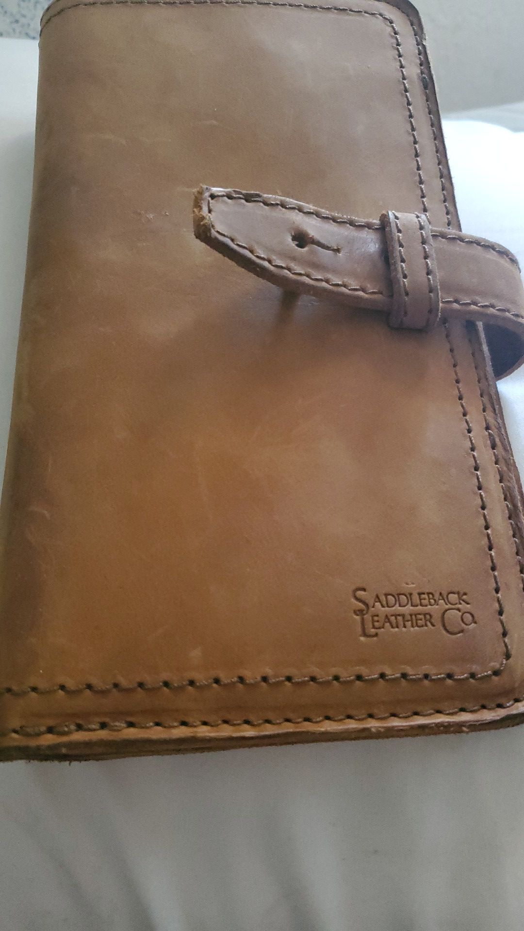 Big leather custom wallet