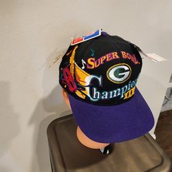 NEW Logo Athletic Vintage Packers XXXI Super Bowl Champion Hat SnapBack RARE