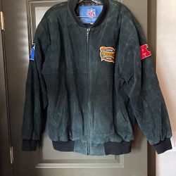 NFL Leather Superbowl XXXVIII Coat