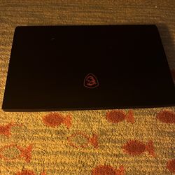 black MSI gaming laptop
