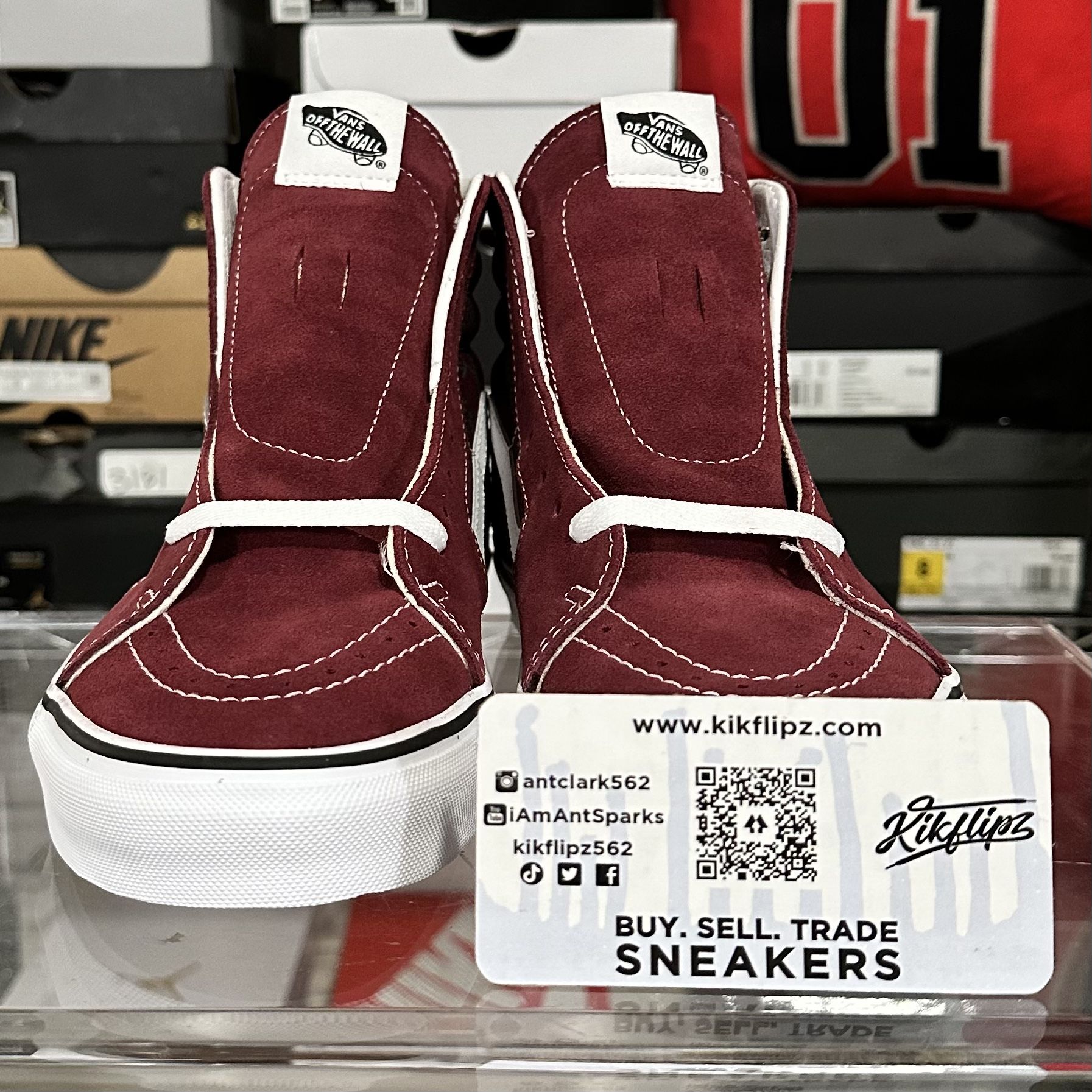 Men Vans SK8 Hi ‘All Over Print Port Royale’ (Size 8.5)