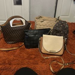 Brown Set Purse