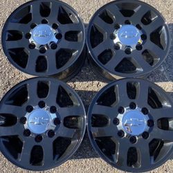 18” 8-LUG FACTORY CHEVY SILVERADO 2500 WE FINANCE GMC SIERRA 3500 WHEELS SET RIMS ORIGINAL 