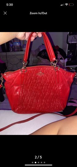Red Vintage Coach Bag