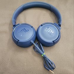JBL T500 On-Ear Headphone In-Ear Headphone with One-Button Remote/Mic - Blue