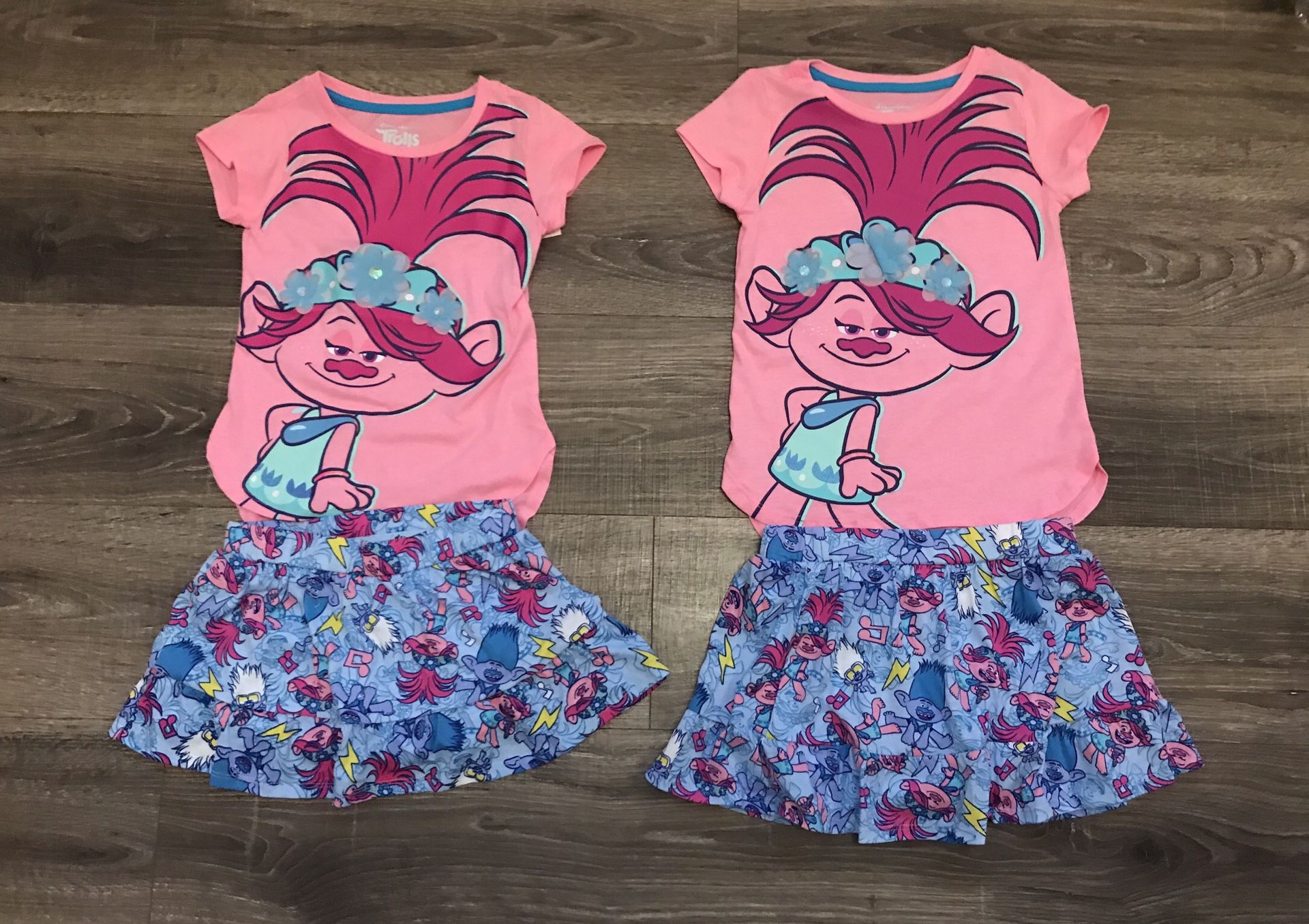 Troll Outfits (brand new) - size 4/5 and 6/6X