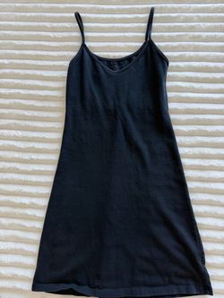 Brandy Melville- Black Spaghetti Strap Mini Dress