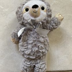 Kellytoy Gray Sloth Plush 11.5" Stuffed Animal Toy