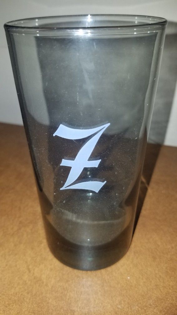 Monogrammed Smoke Glasses Set Ov 3